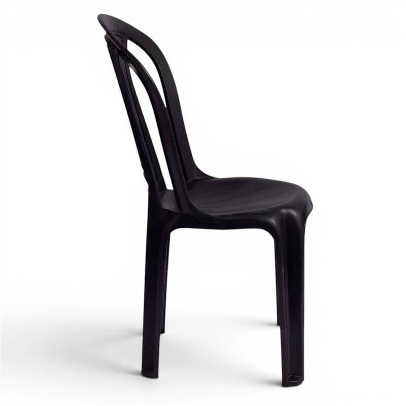 Silla Plastico Negra Mor Reforzada 140 Kg Apilable Silla Plastico Negra Mor Reforzada 140 Kg Apilable