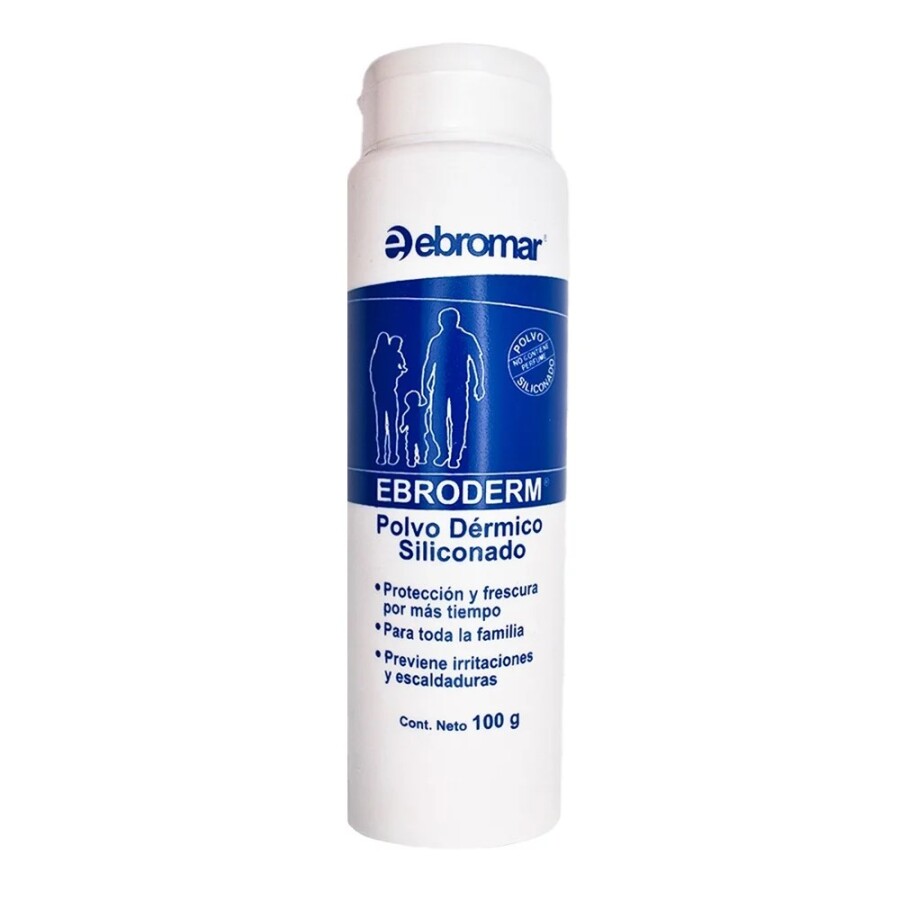 Ebroderm - Polvo Dérmico Siliconado 100 g Ebroderm - Polvo Dérmico Siliconado 100 g