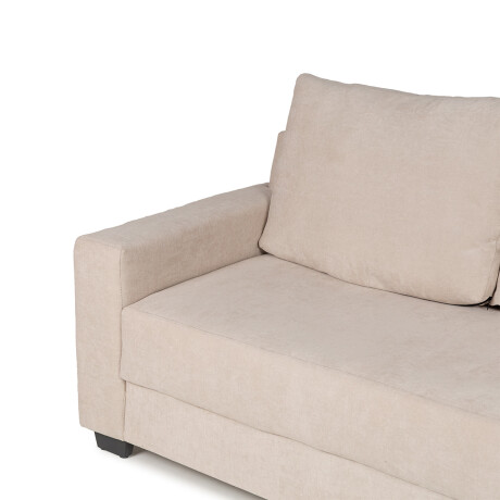 Sofá Modus (Outlet) - Tela Microfibra - 2 cuerpos Berlin 02 (Beige)