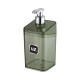 Dispensador de jabón 350ml NEGRO TRASLÚCIDO