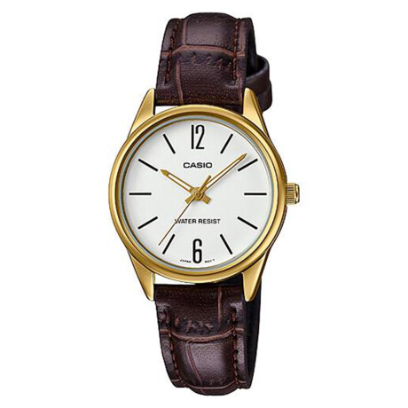 Reloj Casio en Cuero Marron/Dorado 0