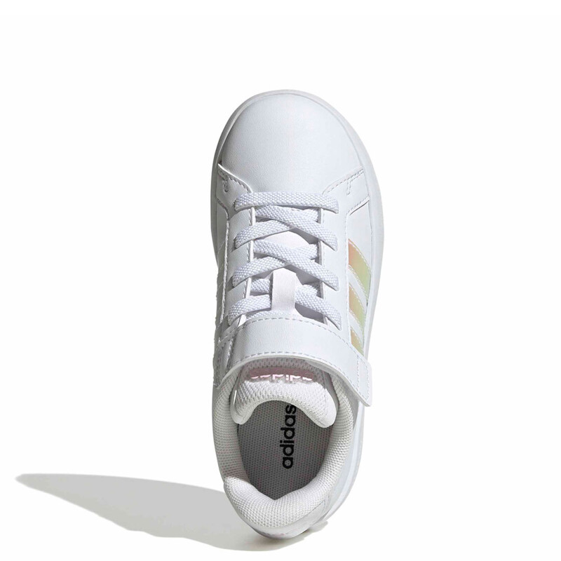 Championes de Niños Adidas Grand Court 3.0 Velcro Blanco - Rosado