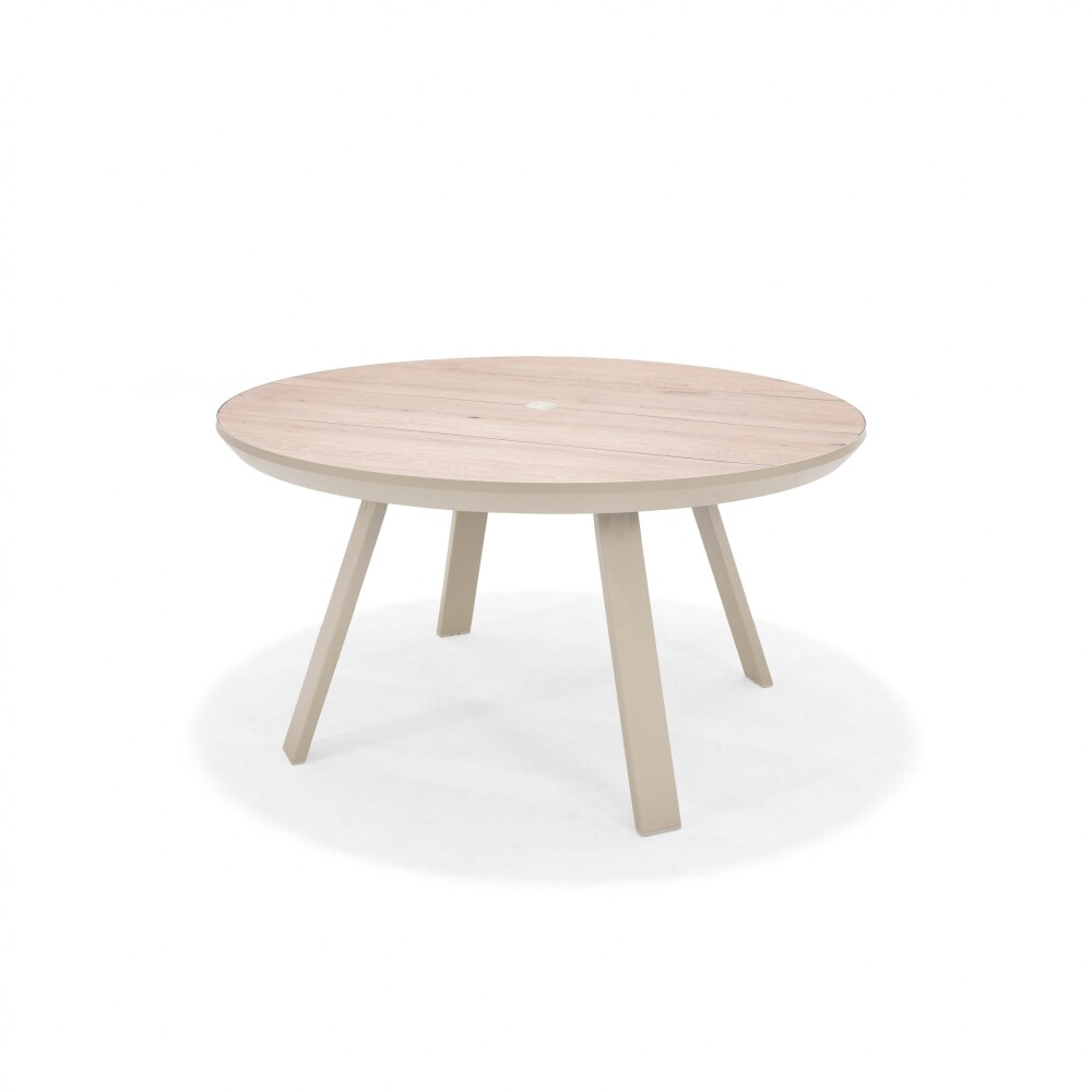 Mesa redonda de Patio Diámetro 119cm - Urbanite Beige
