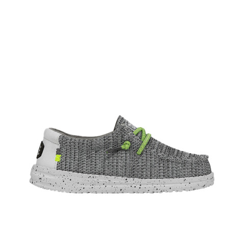 Calzado Hey Dude Wally Youth Sox Gris