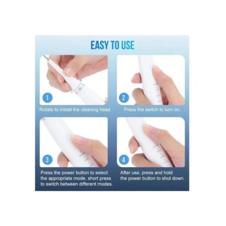 ESCALADOR DENTAL LIMPIADOR DE SARRO RECARGABLE USB BLANCO