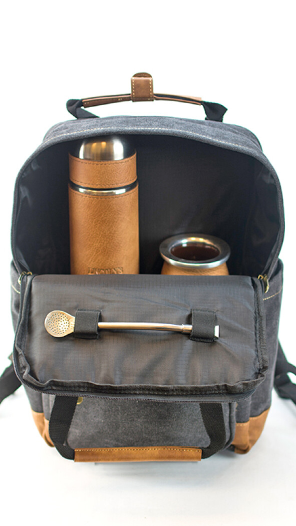 MATERA MOCHILA LANIN CANVAS HUMO