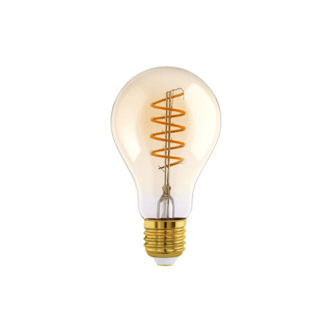 Lámpara LED ámbar A60 E27 4W cálida dimerizable EG5252