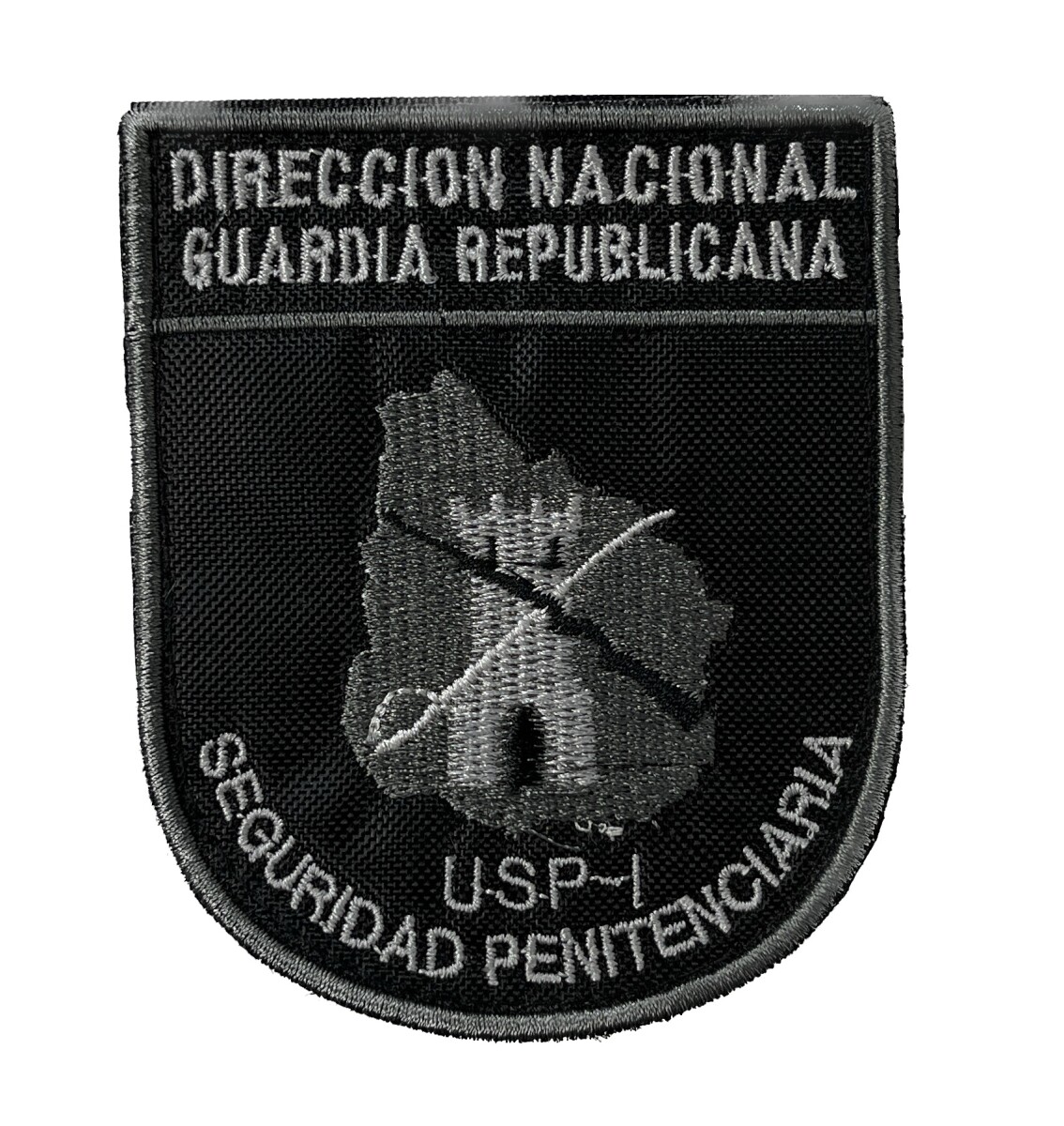 Parche bordado Guardia Republicana - Seguridad Penitenciaria USP I 