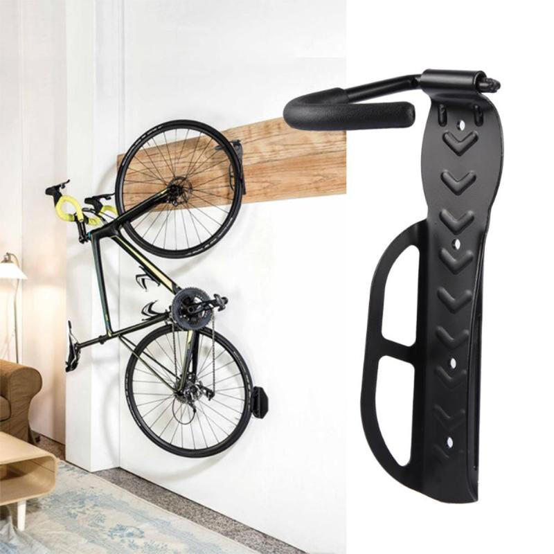 Soporte de pared para colgar bicicleta NEGRO