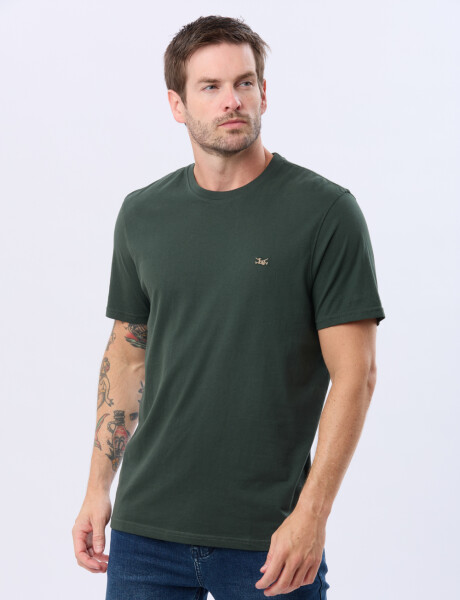 REMERA BÁSICA DE ALGODÓN Verde