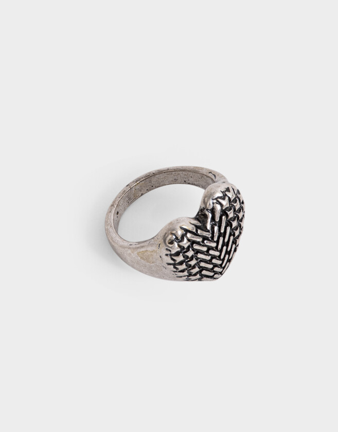 Anillos Medianos y Grandes Antique Silver Anillo Antique Corazón - Plateado Antique Silver
