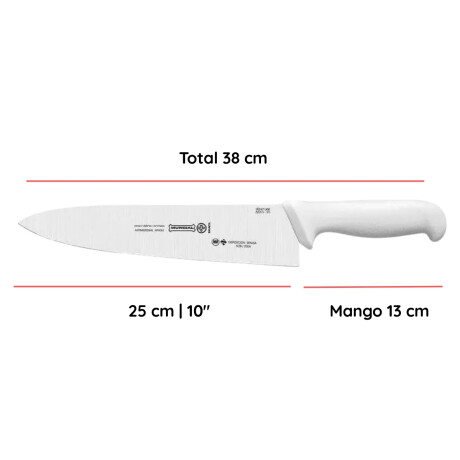 Cuchilla Chef 10" Blanco Mundial Cuchilla Chef 10" Blanco Mundial