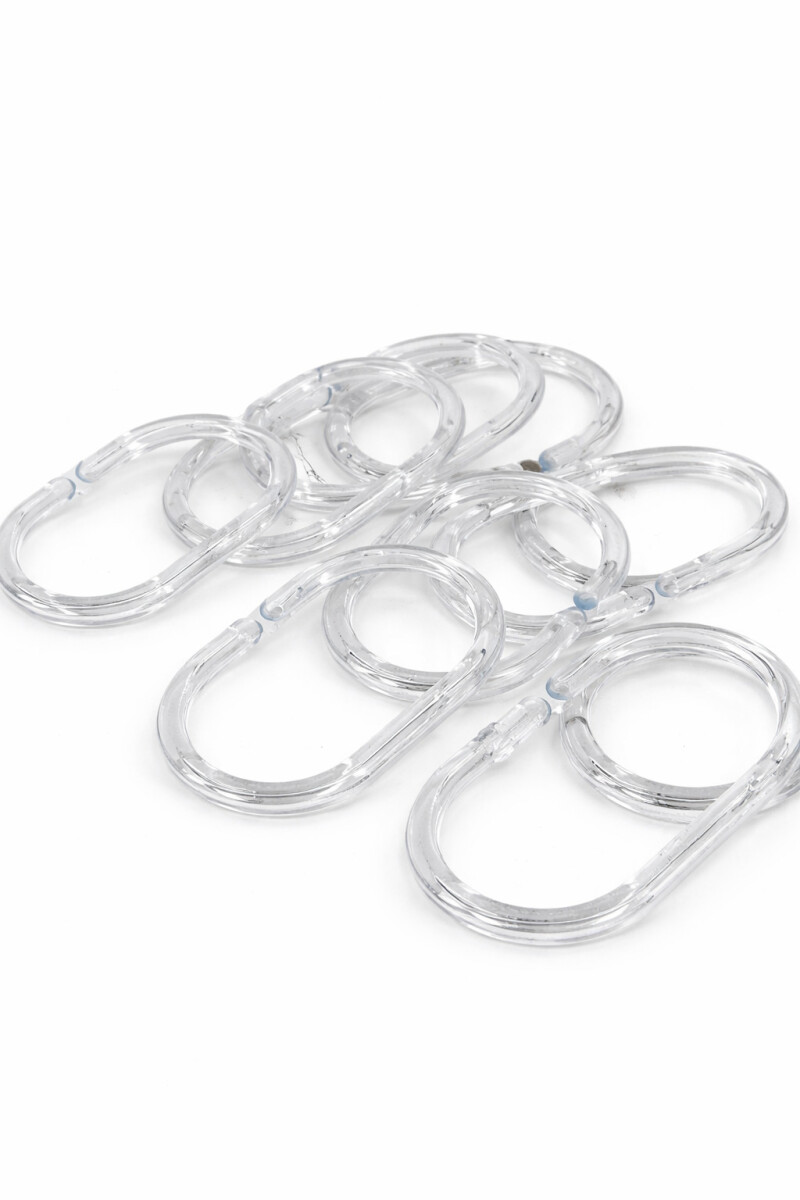ARGOLLAS TRANPARENTES 12PCS - TRANSPARENTE 