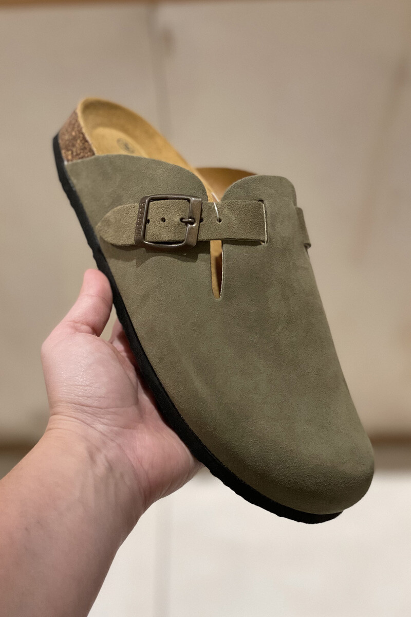Zueco plakton mujer Verde