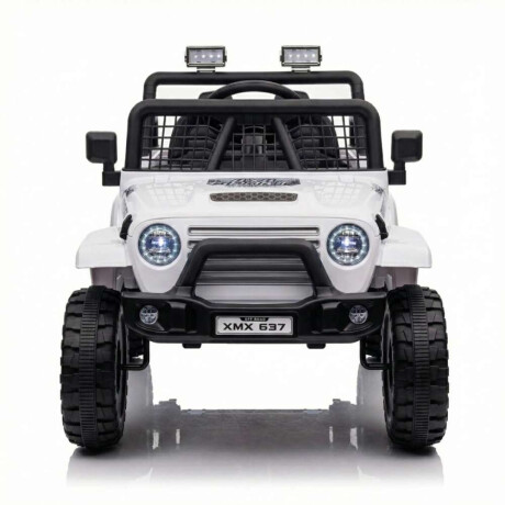Jeep 4X4 A Bateria Para Niños Blanca