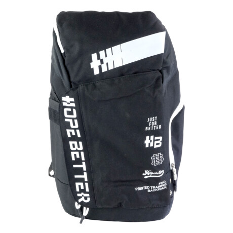 MOCHILA NEGRA CON LETRAS MOCHILA NEGRA CON LETRAS