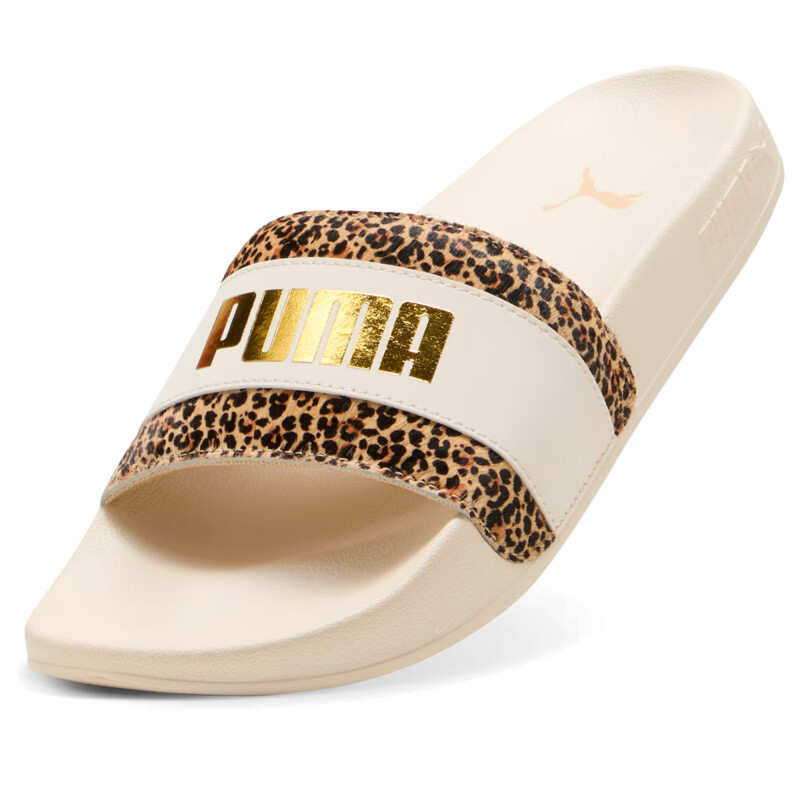 Ojota PUMA Leadcat 2.0 Animal Flair Mujer 402880 01 Arena-dorado