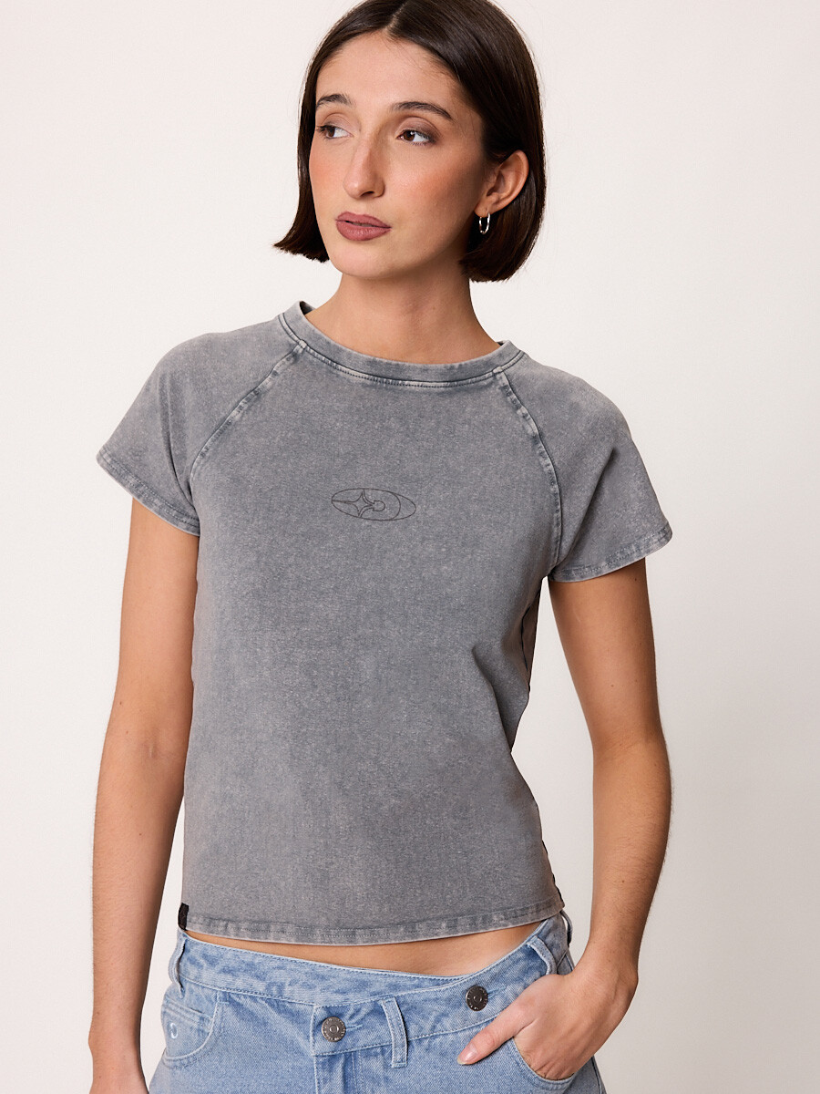 T-SHIRT M/C TISMA DIXIE Gris
