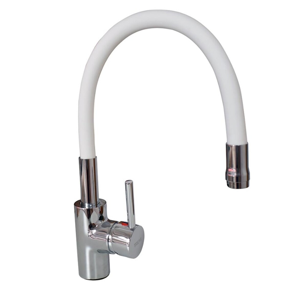 Grifería Para Mesada Modelo Color Flex Pico Flexible Blanco 