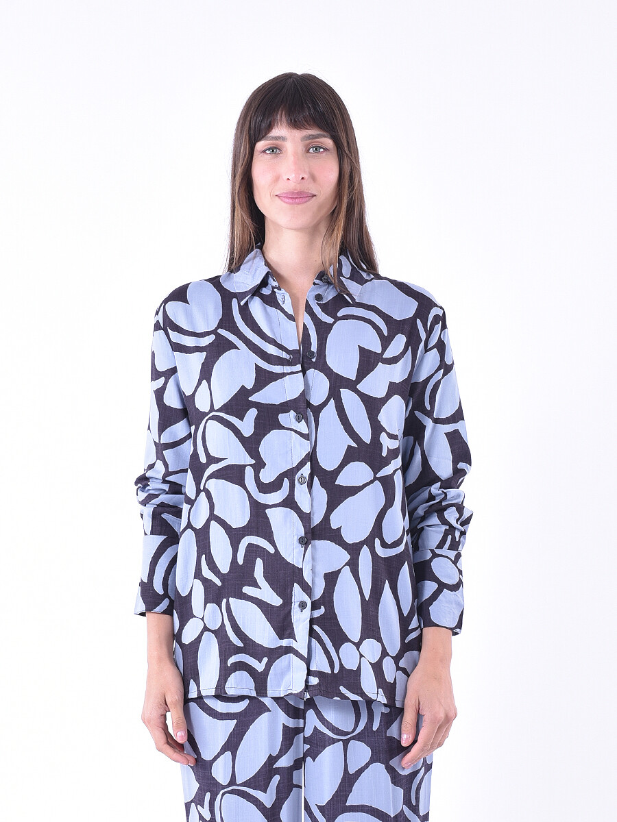 CAMISA MARINA - ESTAMPADO 2 