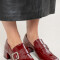 Mocasin elo Bordeaux charol