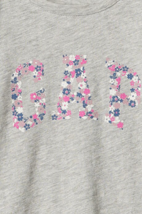Remera Logo Gap Manga Larga Toddler Niña B08