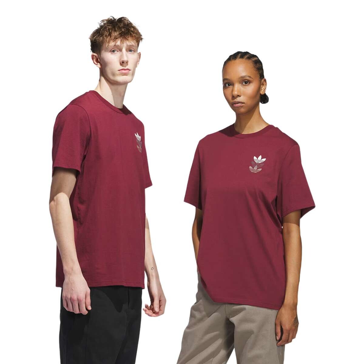 Remera Adidas Skate Tr Tre - Bordo 