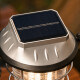 Farol recargable con dinamo solar 12 V NEGRO