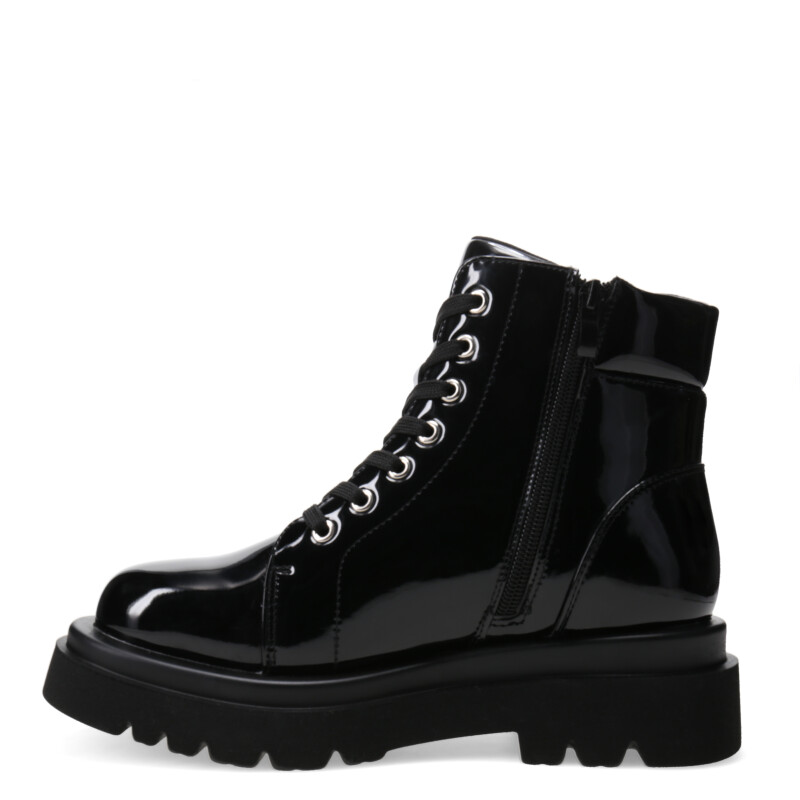 Botas de Mujer Miss Carol PONDS Borcego chato Negro (Charol)