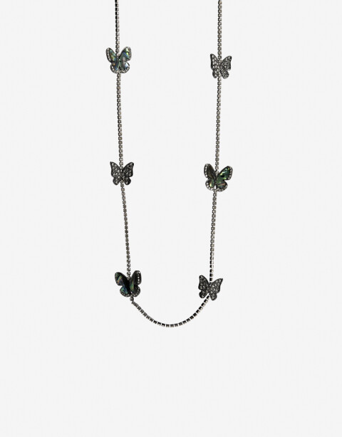 Collares Largos Color Collar Largo Mariposas - Combinacion Multicolor