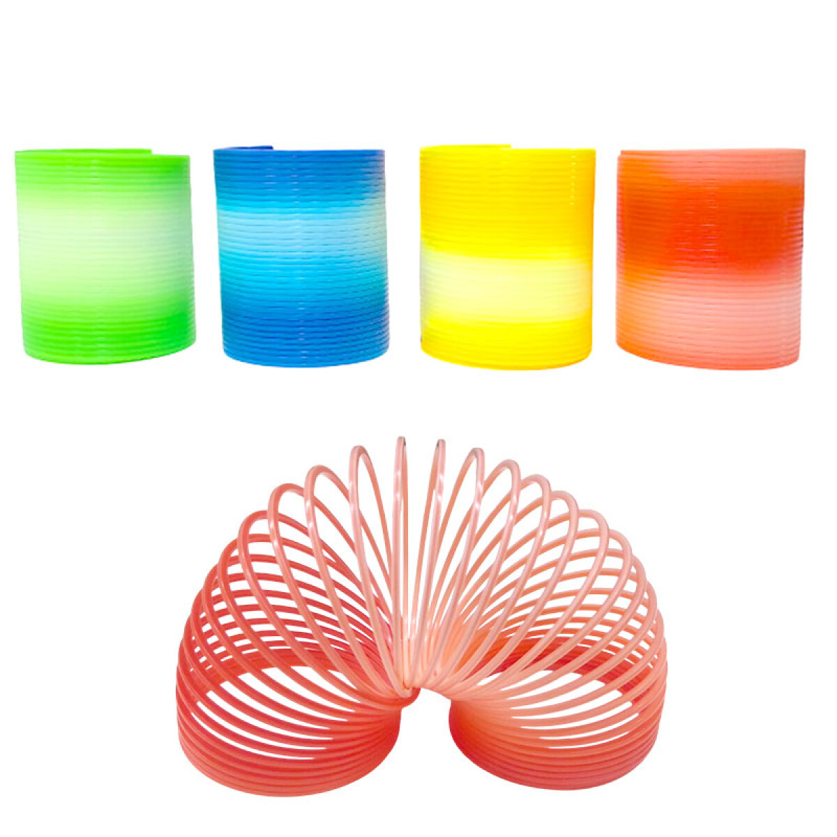 Resorte colores fluo 6.3x6.3cm - Resorte Colores Fluo 6.3x6.3cm 