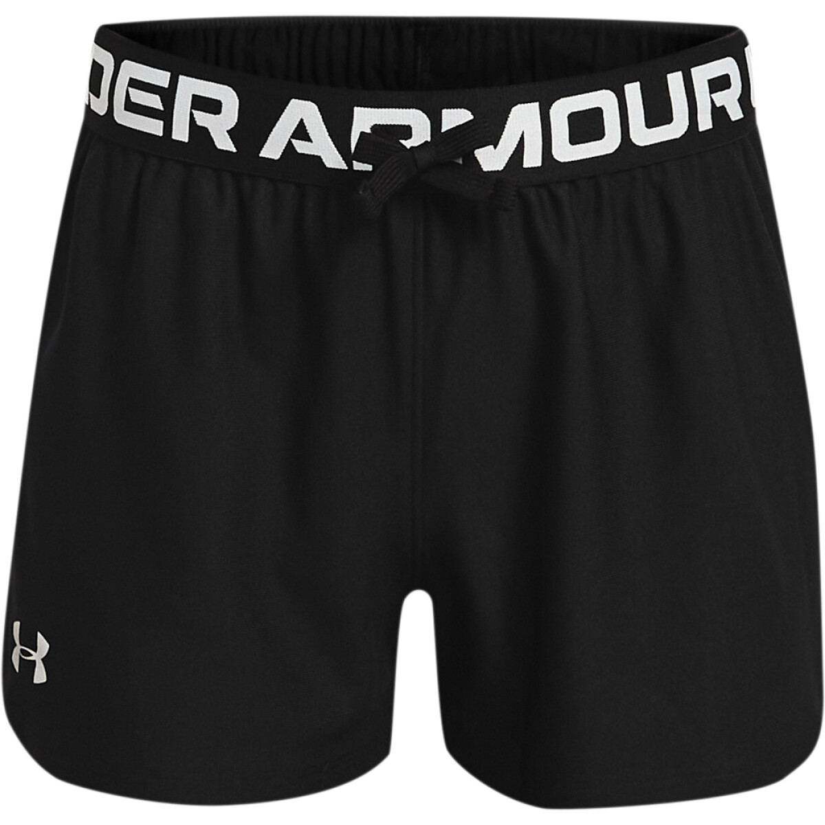 Play Up Solid Shorts-BLK - BLK-001 
