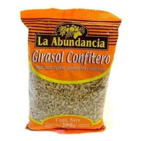 GIRASOL CONFITERO 200 GR LA ABUNDANCIA GIRASOL CONFITERO 200 GR LA ABUNDANCIA