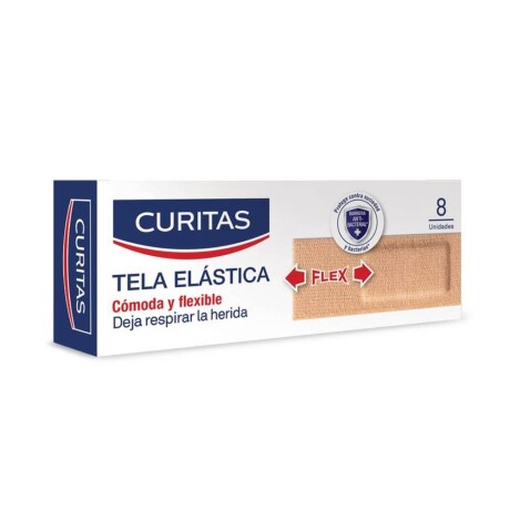 Curitas Tela Elástica 8 Unidades Curitas Tela Elástica 8 Unidades