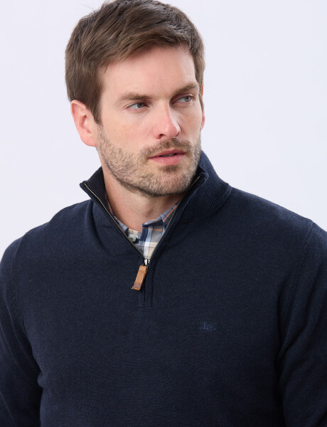 BUZO TEJIDO DE ALGODON Azul