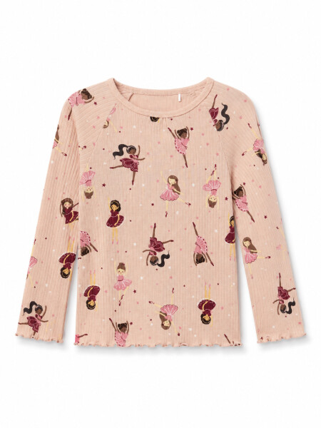 PIJAMA CONJUNTO REMERA + PANTALON ROSADO
