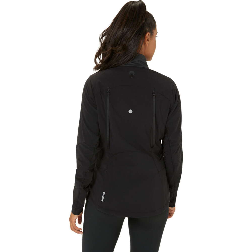 Casaca Running Road Winter Jacket Mujer Performance Black