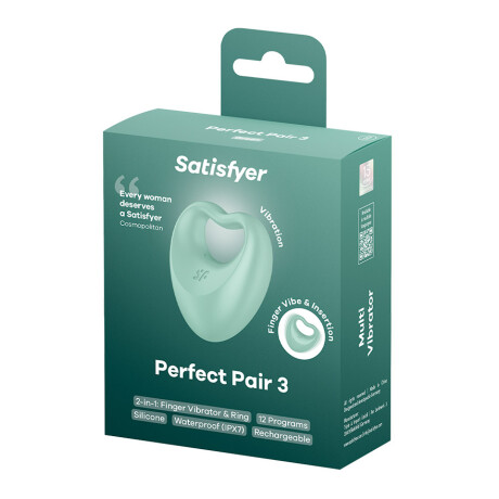 Satisfyer Perfect Pair 3 Vibrador Dedo y Anillo Satisfyer Perfect Pair 3 Vibrador Dedo y Anillo