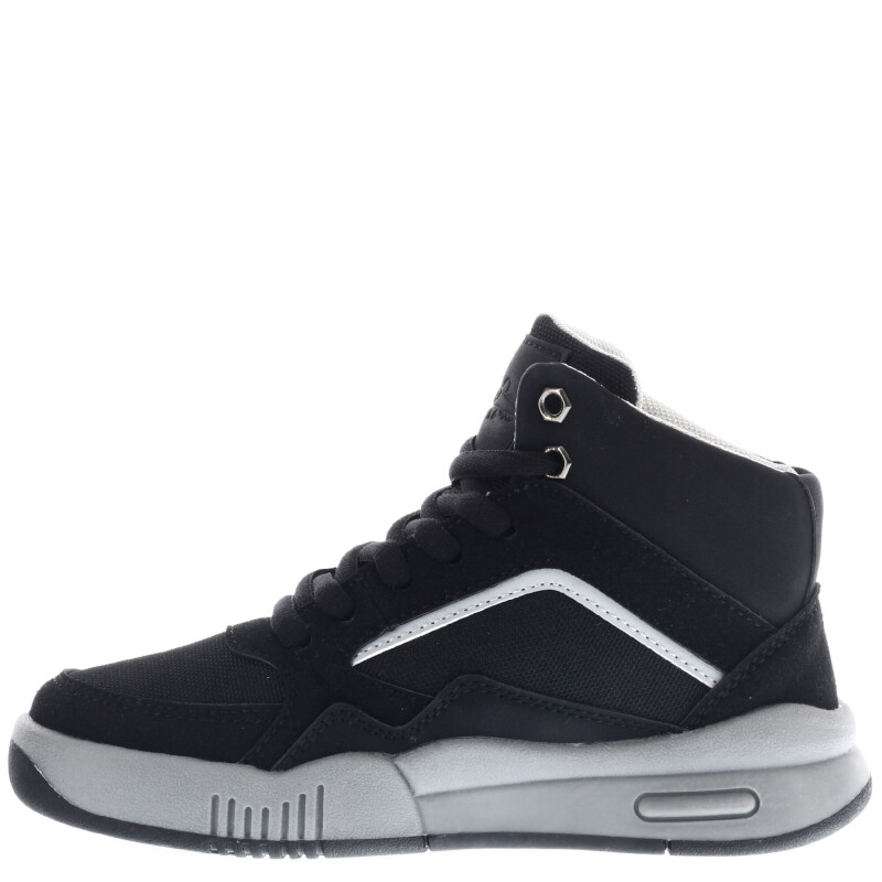 Botas de Niño Croco Kids Botita TINO acordonada Negro