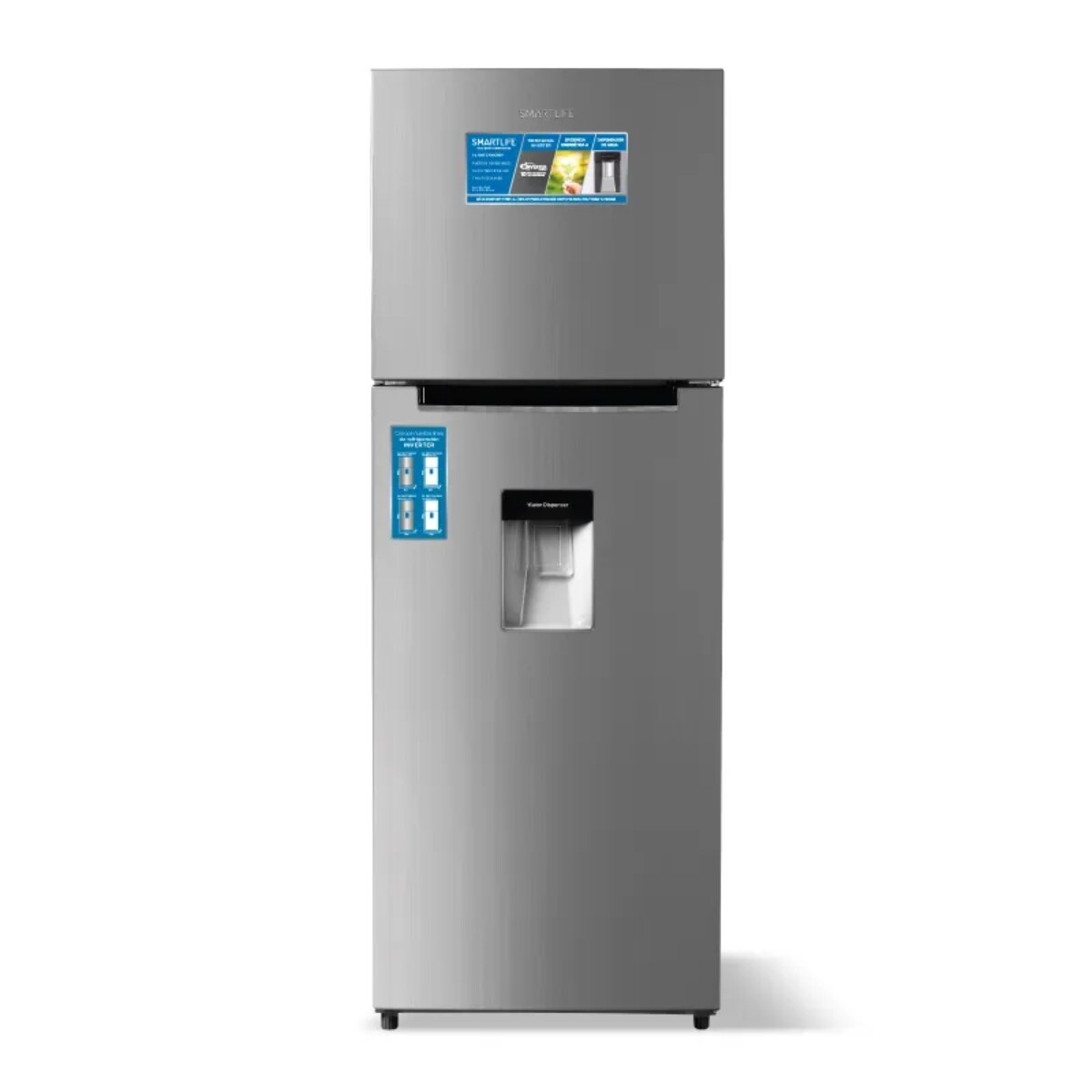 Refrigerador Frío Seco Inox Inverter Smartlife Slrnf370sd 