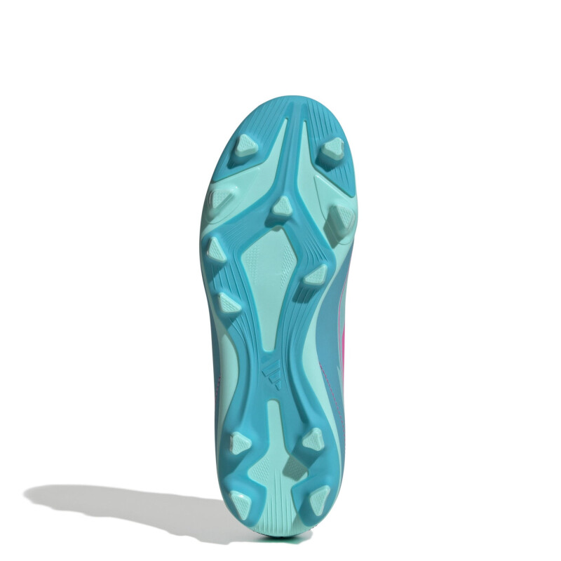 Championes de Fútbol 11 Infantiles Adidas F50 Club Messi Verde Agua - Rosado - Cian