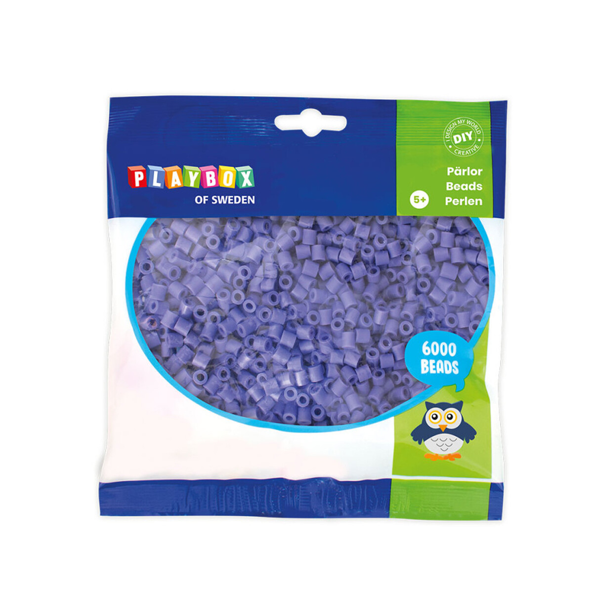 Cuentas para planchar 6.000 piezas Hama Beads Playbox - Violeta 