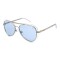 Lentes De Sol Trend Aviador Azul/Plata