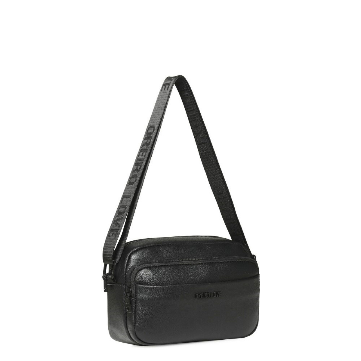 Cartera Bandolera Las Oreiro Love - Negro 