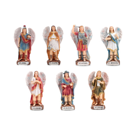 SET 7 ARCANGELES DE RESINA Gp114/20cm