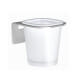 PORTA VASO PORTA CEPILLOS AC INOX DE PEGAR INOX FINELINE GRIS-BRUSHED NICKEL