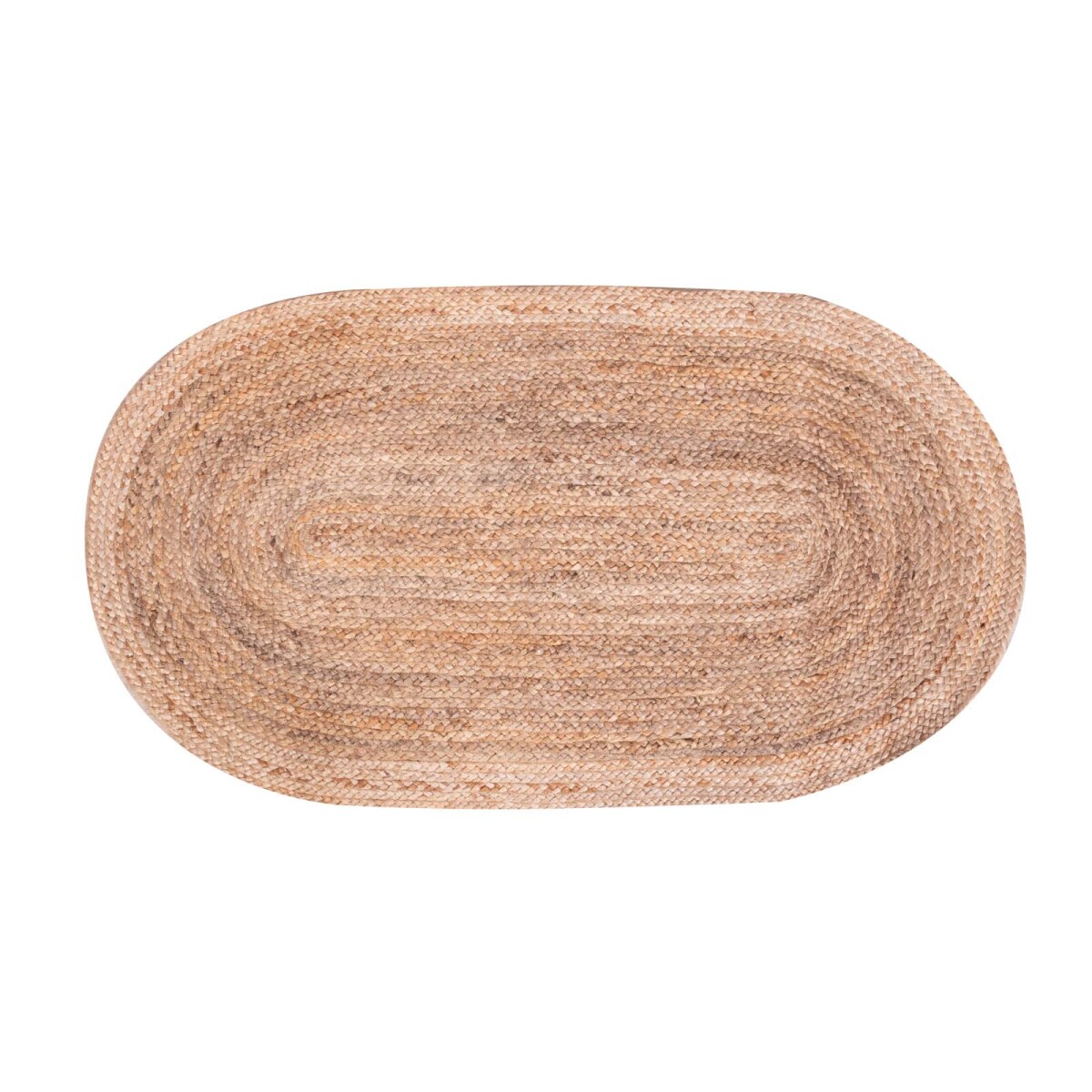ALFOMBRA - YUTE NATURAL-BEIGE OVAL YUTE EMMA 