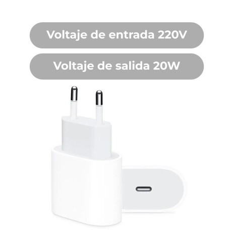 Cargador Carga Rápida 20w Conector USB-C Compatible iPhone Cargador Carga Rápida 20w Conector Usb-c Compatible Iphone