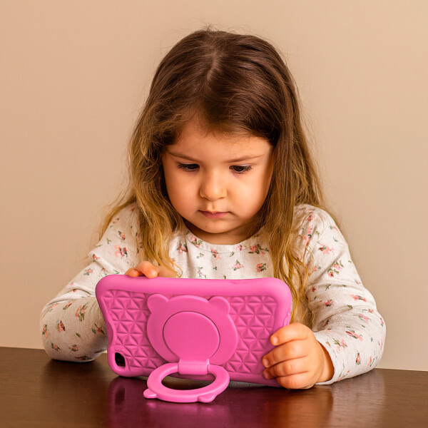 Tablet Infantil Niños Goldtech 7″ 3GB 32GB C/ Protector Kids Color Rosa