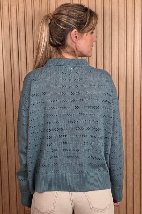 Cardigan Catalina Tourquesa